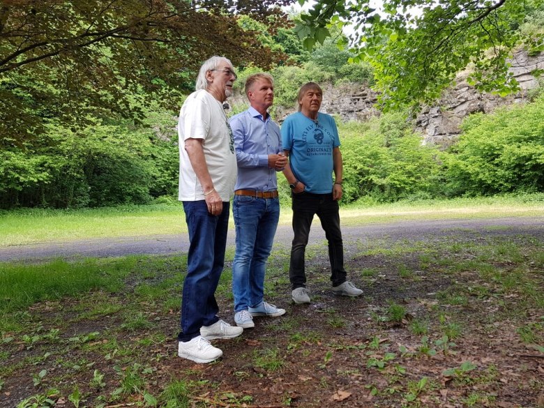 Die Amigos und Moderator Ingo Blenn