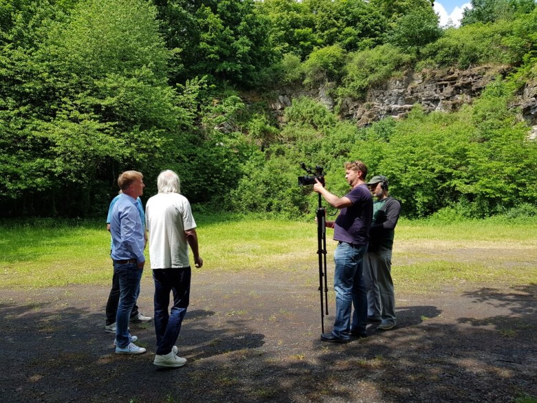 Die Amigos und Moderator Ingo Blenn