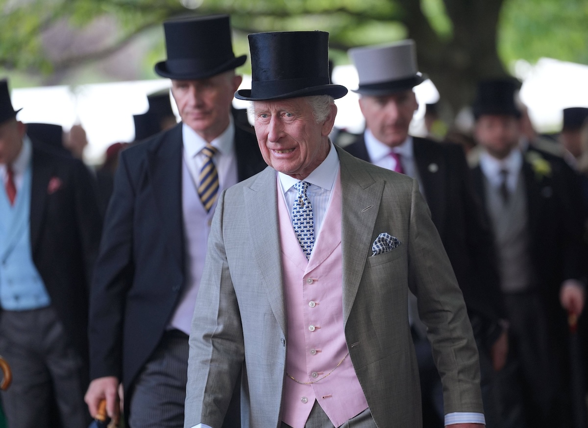 15/05/2024. London, United Kingdom. King Charles III and Queen Camilla at a Buckingham Palace Garden Party in London. PUBLICATIONxINxGERxSUIxAUTxHUNxONLY xPoolx/xi-Imagesx IIM-25225-0007