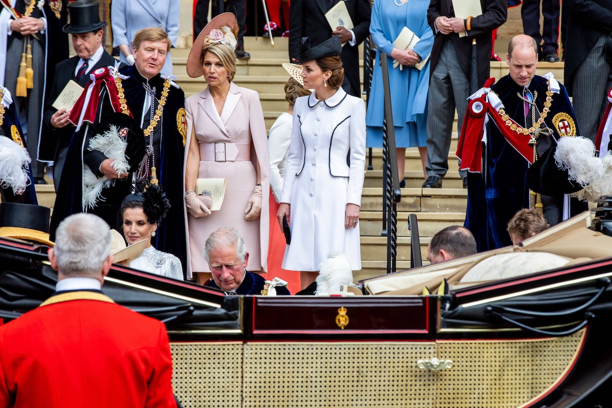 King Willem-Alexander and Queen Maxima visit Royal Ascot with Queen Elizabeth, Prince Charles, Camilla Duchess of Cornwall, William and Catherine Duke and Duchess of Cambridge in Ascot, United Kingdom, 18 June 2019. Credit: Wesley de Wit Hollandse Hoogte PUBLICATIONxINxGERxSUIxAUTxONLY Copyright: xHollandsexHoogtex/xWesleyxdexWitx x90869412x