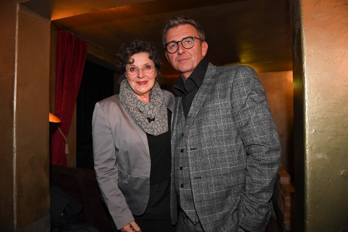 Monika Baumgartner und Hans Sigl / ndF: After Work Party am 13. M‰rz 2019 im Parkcafe in M¸nchen / *** Monika Baumgartner and Hans Sigl NDF After Work Party on 13 March 2019 at Park Cafe in Munich Copyright: xVISTAPRESSx/xYvonnexLind