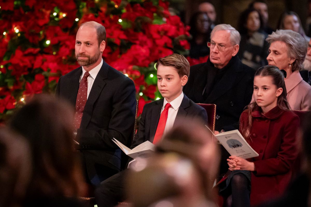 Together At Christmas carol service 2024 The Prince of Wales, Prince George and Princess Charlotte during the Together At Christmas carol service at Westminster Abbey in London., Credit:Aaron Chown Avalon UK, London PUBLICATIONxNOTxINxUKxFRAxUSA Copyright: xAaronxChownx xAvalonx 0949280906